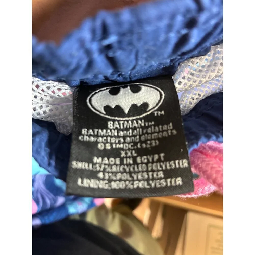 NWT Batman Board Shorts Swim Trunks Summer Beach Vacation Men's Size XXL